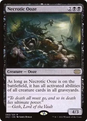 Necrotic Ooze (83), Double Masters 2022 — Magic card price
