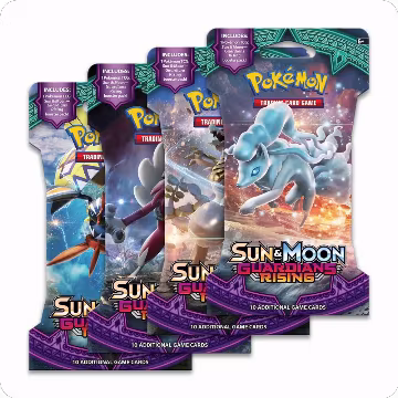 Guardians Rising Booster Pack Art Bundle [Set of 5], SM - Guardians Rising — Pokémon sealed product price