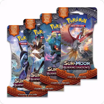 Burning Shadows Sleeved Booster Pack Art Bundle [Set of 4], SM - Burning Shadows — Pokémon sealed product price