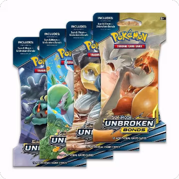 Unbroken Bonds Sleeved Booster Pack Art Bundle [Set of 4], SM - Unbroken Bonds — Pokémon sealed product price