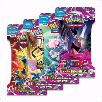 Phantom Forces Sleeved Booster Pack Art Bundle [Set of 4], XY - Phantom Forces — Pokémon sealed product price