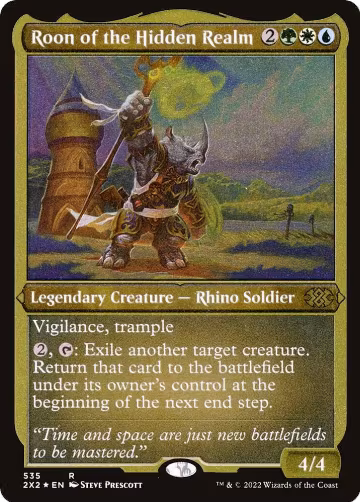 Roon of the Hidden Realm (Foil Etched) (535), Double Masters 2022 — Magic card price