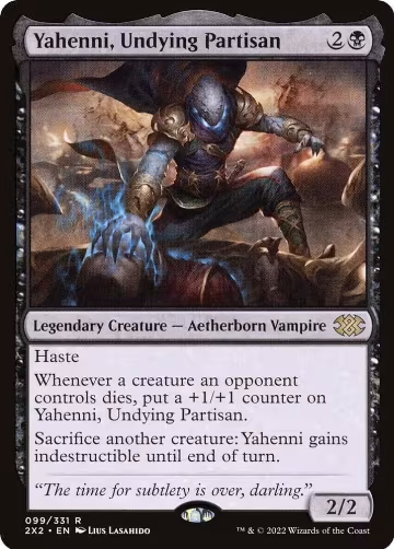 Yahenni, Undying Partisan (99), Double Masters 2022 — Magic card price
