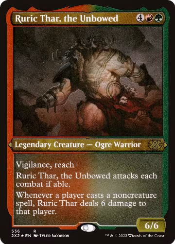 Ruric Thar, the Unbowed (Foil Etched) (536), Double Masters 2022 — Magic card price