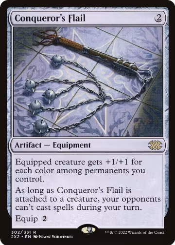 Conqueror's Flail (302), Double Masters 2022 — Magic card price