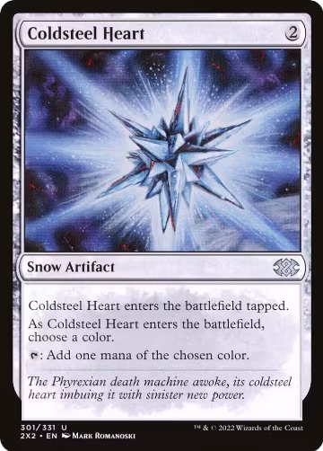 Coldsteel Heart (301), Double Masters 2022 — Magic card price