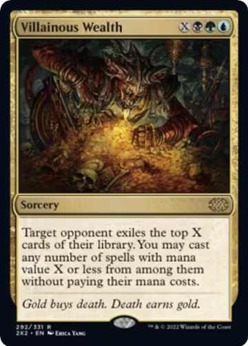 Villainous Wealth (292), Double Masters 2022 — Magic card price