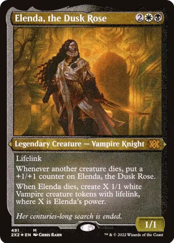 Elenda, the Dusk Rose (Foil Etched) (491), Double Masters 2022 — Magic card price