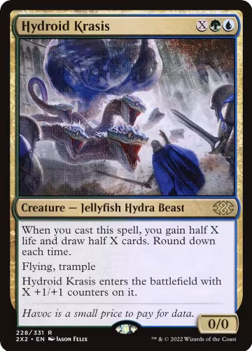 Hydroid Krasis (228), Double Masters 2022 — Magic card price