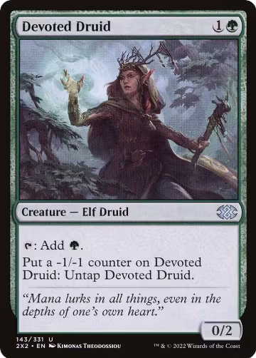 Devoted Druid (143), Double Masters 2022 — Magic card price