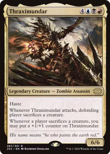 Thraximundar (287), Double Masters 2022 — Magic card price