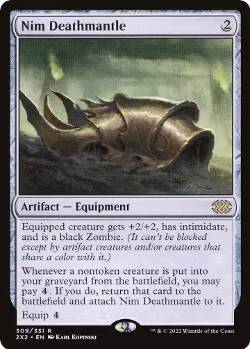 Nim Deathmantle (309), Double Masters 2022 — Magic card price