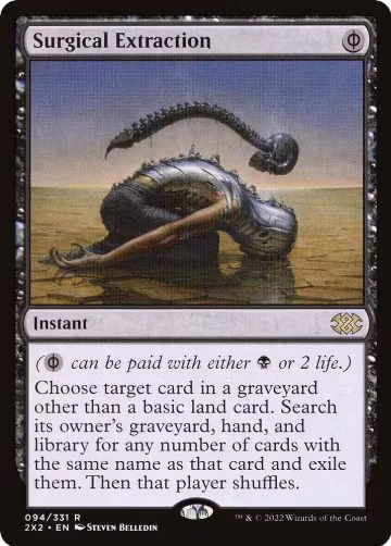 Surgical Extraction (94), Double Masters 2022 — Magic card price