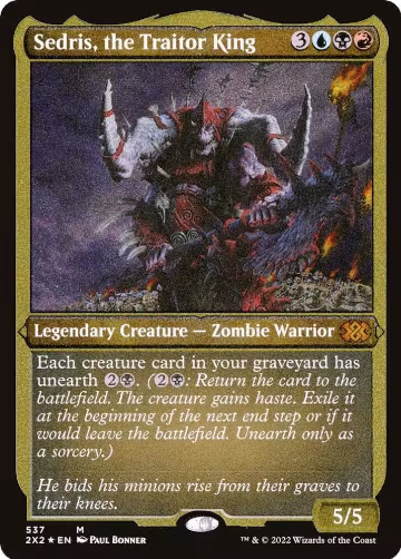 Sedris, the Traitor King (Foil Etched) (537), Double Masters 2022 — Magic card price
