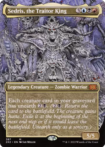Sedris, the Traitor King (Borderless) (387), Double Masters 2022 — Magic card price
