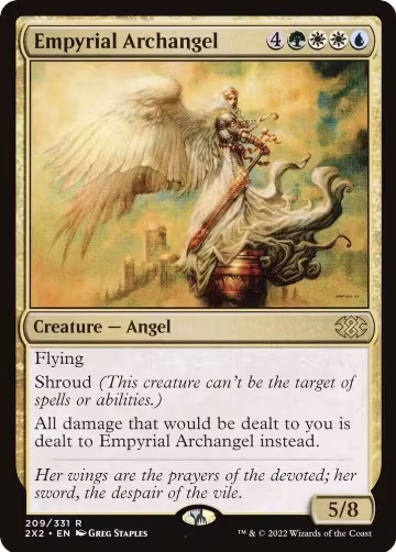 Empyrial Archangel (209), Double Masters 2022 — Magic card price