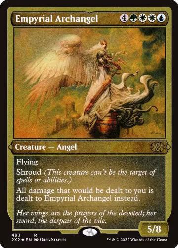 Empyrial Archangel (Foil Etched) (493), Double Masters 2022 — Magic card price