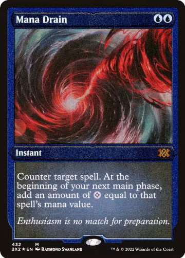 Mana Drain (Foil Etched) (432), Double Masters 2022 — Magic card price