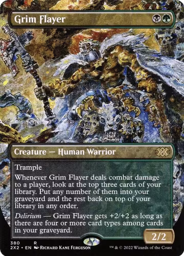 Grim Flayer (Borderless) (380), Double Masters 2022 — Magic card price