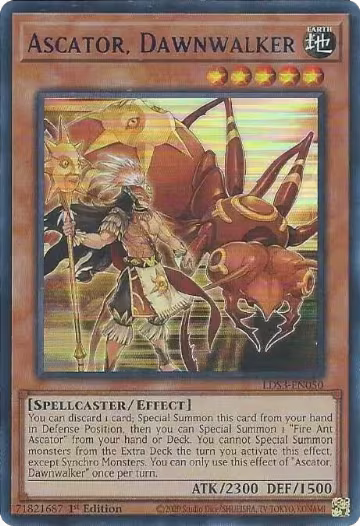 Ascator, Dawnwalker (Blue) (LDS3-EN050), Legendary Duelists: Season 3 — Yu-Gi-Oh! card price