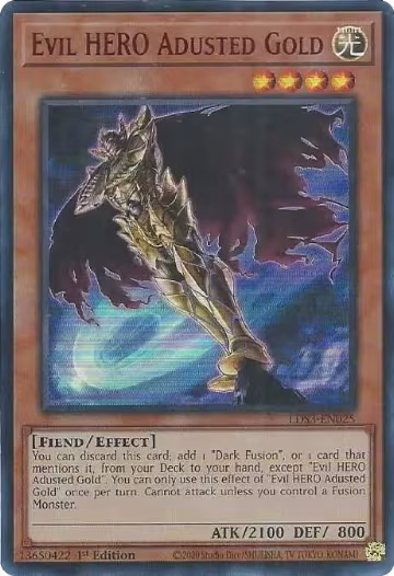 Evil HERO Adusted Gold (Red) (LDS3-EN025), Legendary Duelists: Season 3 — Yu-Gi-Oh! card price