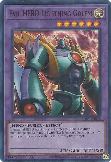 Evil HERO Lightning Golem (Red) (LDS3-EN028), Legendary Duelists: Season 3 — Yu-Gi-Oh! card price