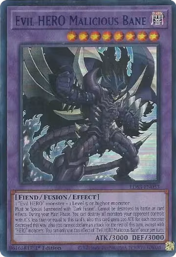Evil HERO Malicious Bane (Blue) (LDS3-EN033), Legendary Duelists: Season 3 — Yu-Gi-Oh! card price
