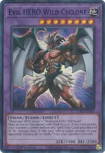 Evil HERO Wild Cyclone (Blue) (LDS3-EN030), Legendary Duelists: Season 3 — Yu-Gi-Oh! card price