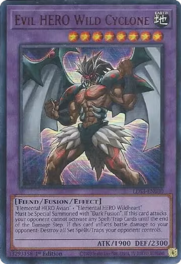 Evil HERO Wild Cyclone (Red) (LDS3-EN030), Legendary Duelists: Season 3 — Yu-Gi-Oh! card price