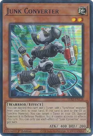 Junk Converter (Blue) (LDS3-EN118), Legendary Duelists: Season 3 — Yu-Gi-Oh! card price