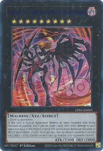 Number C40: Gimmick Puppet of Dark Strings (Blue) (LDS3-EN065), Legendary Duelists: Season 3 — Yu-Gi-Oh! card price