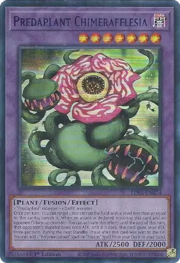 Predaplant Chimerafflesia (Blue) (LDS3-EN074), Legendary Duelists: Season 3 — Yu-Gi-Oh! card price