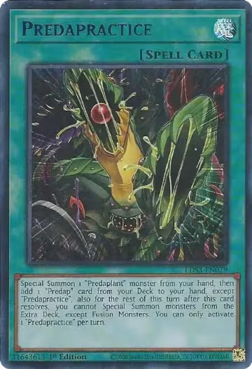 Predapractice (Blue) (LDS3-EN079), Legendary Duelists: Season 3 — Yu-Gi-Oh! card price