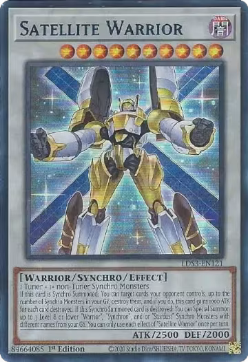 Satellite Warrior (Blue) (LDS3-EN121), Legendary Duelists: Season 3 — Yu-Gi-Oh! card price