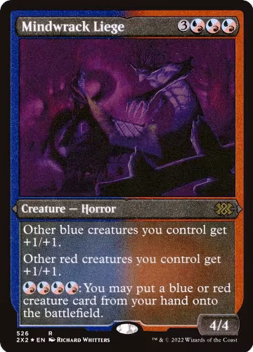 Mindwrack Liege (Foil Etched) (526), Double Masters 2022 — Magic card price