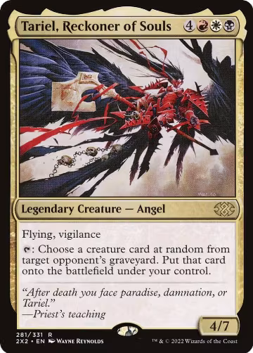 Tariel, Reckoner of Souls (281), Double Masters 2022 — Magic card price