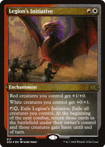 Legion's Initiative (Foil Etched) (517), Double Masters 2022 — Magic card price