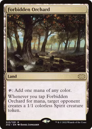 Forbidden Orchard (323), Double Masters 2022 — Magic card price