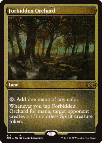 Forbidden Orchard (Foil Etched) (571), Double Masters 2022 — Magic card price