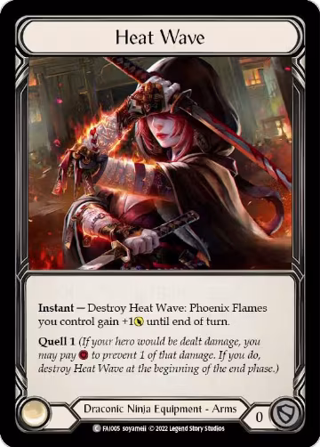 Heat Wave (FAI005), Blitz Deck: Uprising - Fai — Flesh & Blood card price