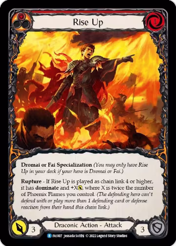 Rise Up (FAI007), Blitz Deck: Uprising - Fai — Flesh & Blood card price
