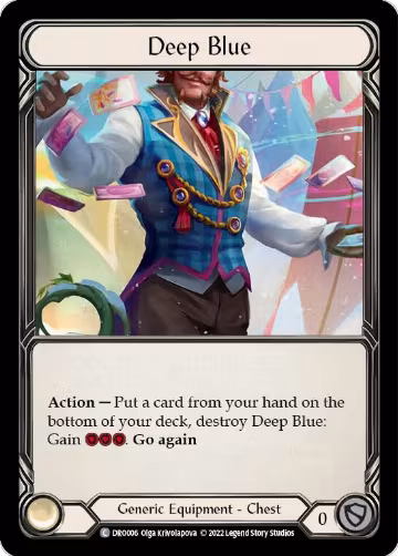 Deep Blue (DRO006), Blitz Deck: Uprising - Dromai — Flesh & Blood card price