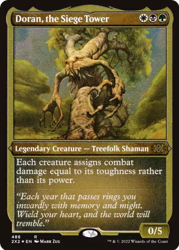 Doran, the Siege Tower (Foil Etched) (486), Double Masters 2022 — Magic card price