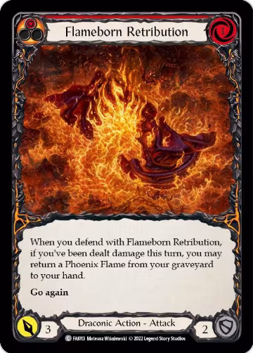Flameborn Retribution (FAI013), Blitz Deck: Uprising - Fai — Flesh & Blood card price