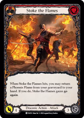 Stoke the Flames (FAI014), Blitz Deck: Uprising - Fai — Flesh & Blood card price