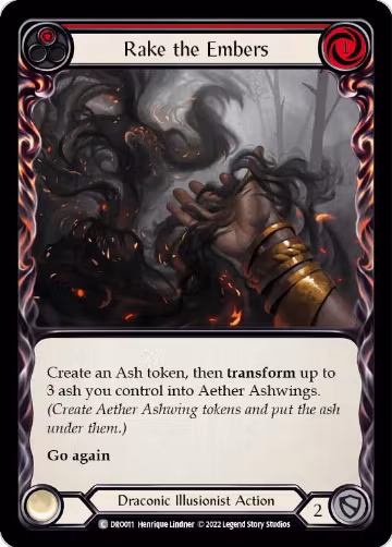 Rake the Embers (DRO011), Blitz Deck: Uprising - Dromai — Flesh & Blood card price
