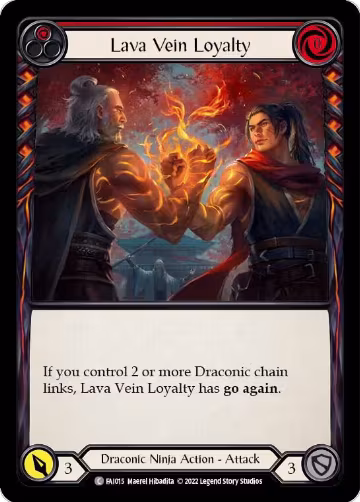 Lava Vein Loyalty (Red) (FAI015) — card price
