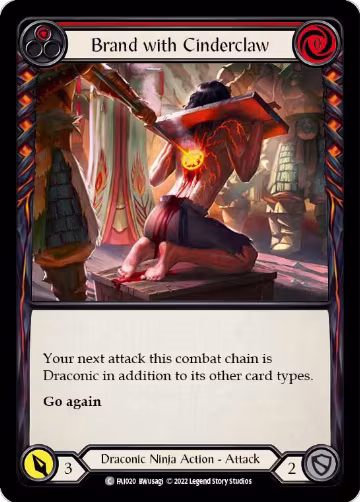 Brand with Cinderclaw (Red) (FAI020) — card price