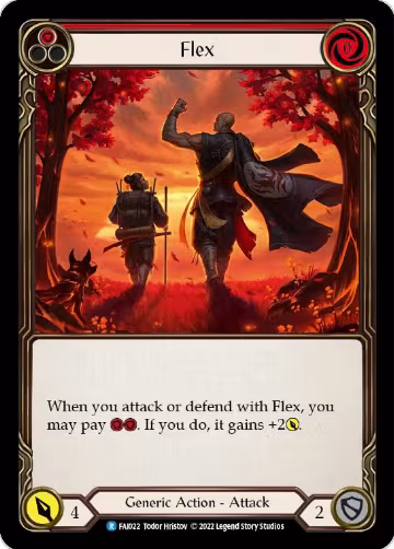 Flex (Red) (FAI022), Blitz Deck: Uprising - Fai — Flesh & Blood card price