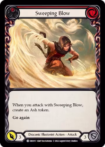 Sweeping Blow (Red) (DRO017), Blitz Deck: Uprising - Dromai — Flesh & Blood card price
